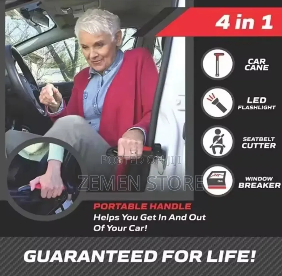 Portable Car Handle Safety Support Grip 3-in-1 የመኪና ድጋፍ እጀታ