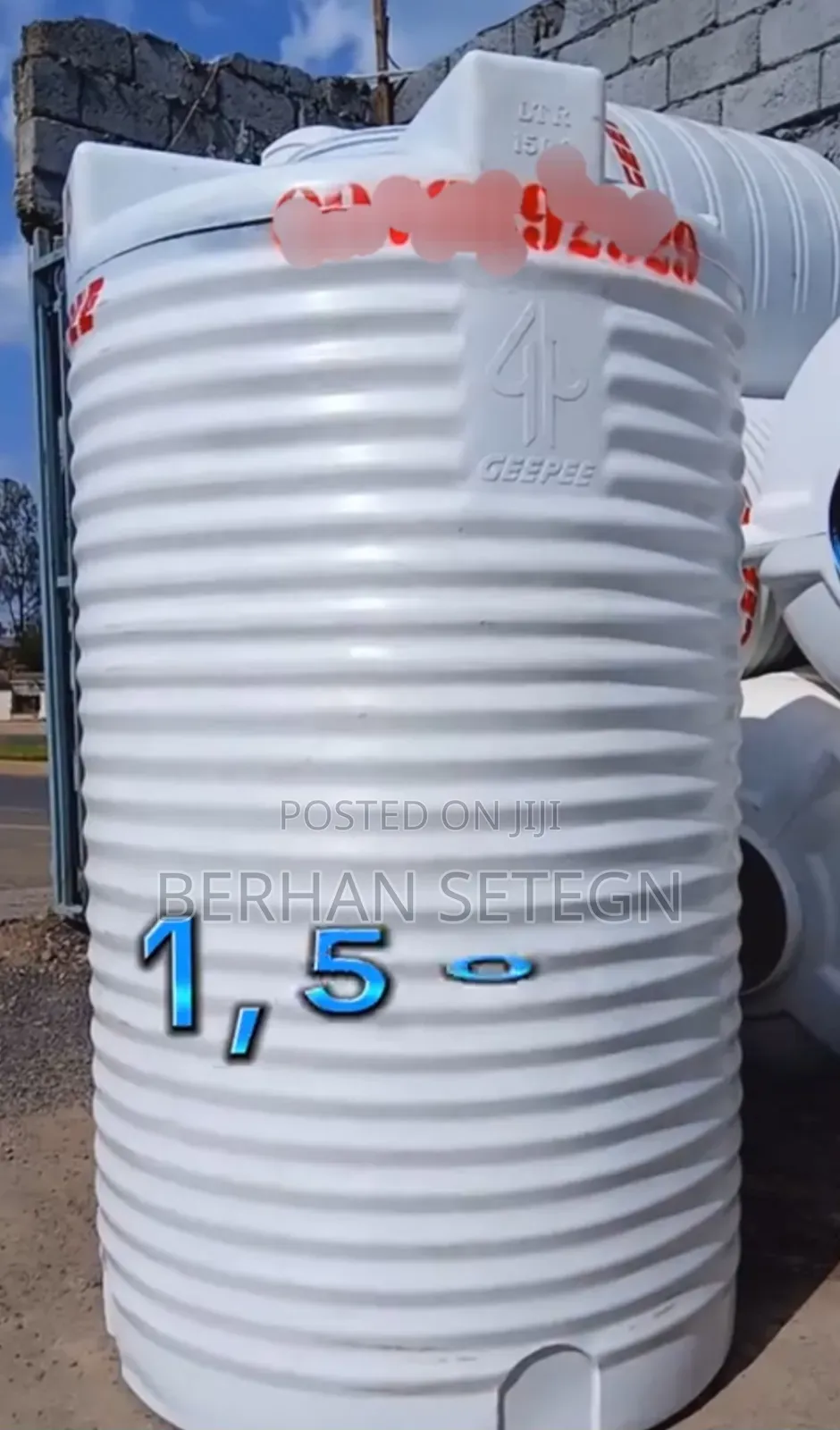 Roto Plump Water Tanker Uv Protection Roto Tanker