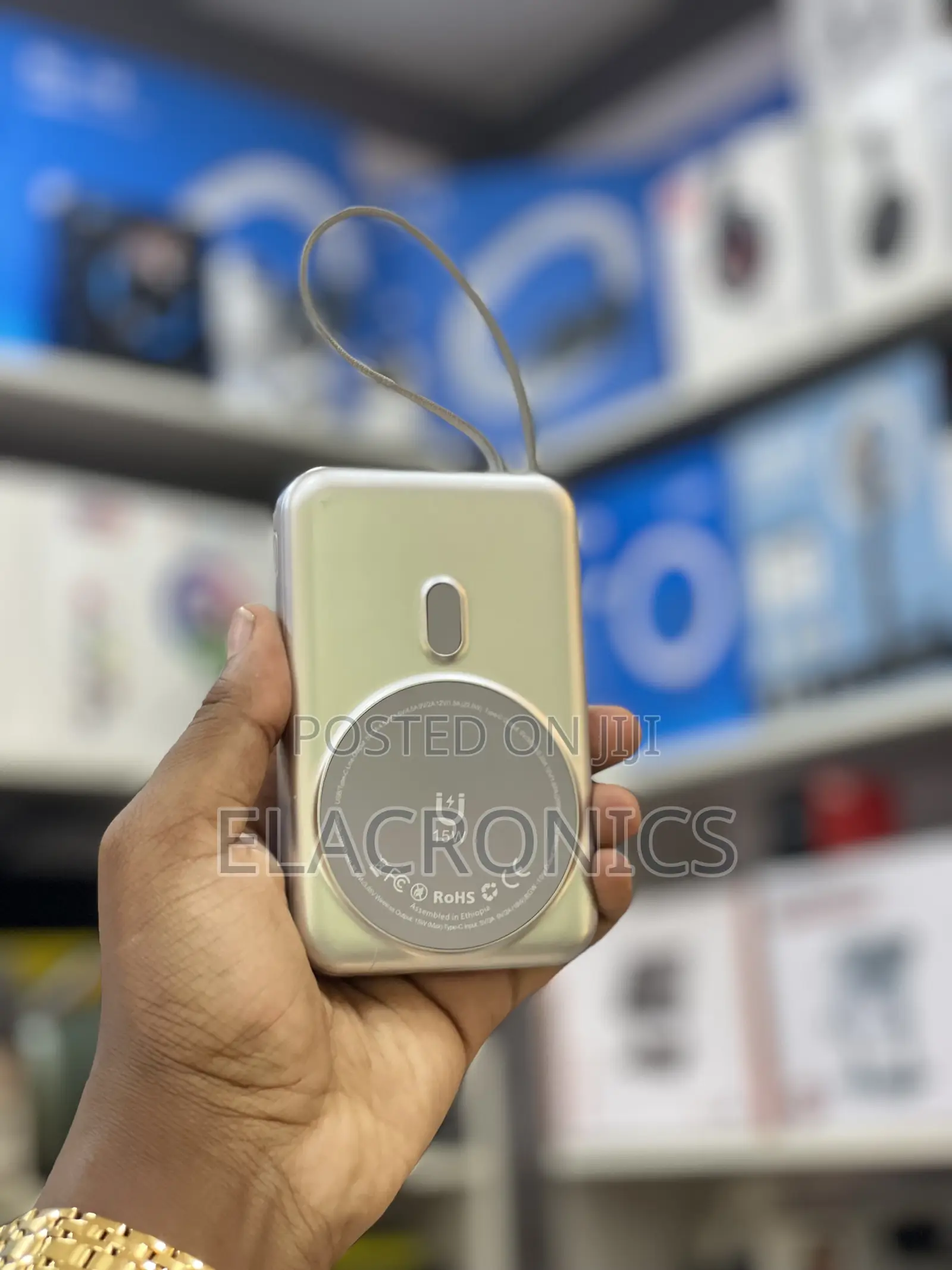 Ruggas Wireless Power Bank 10000mah (Magnetic Charger)