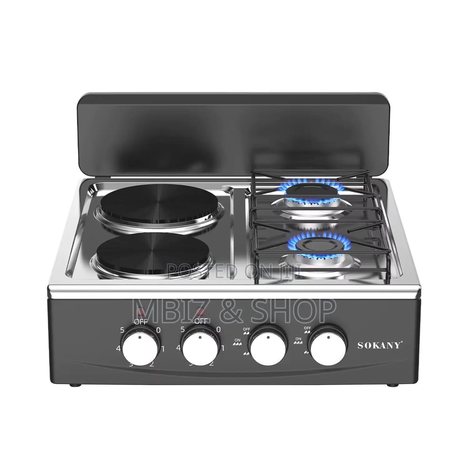 4in1 Tabletop Cooker (2gas, 2electric)
