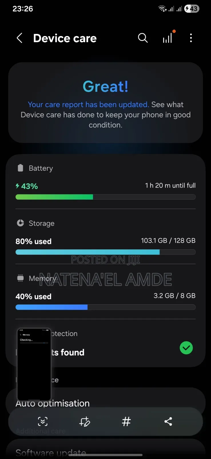 Samsung Galaxy A15 128 GB Blue