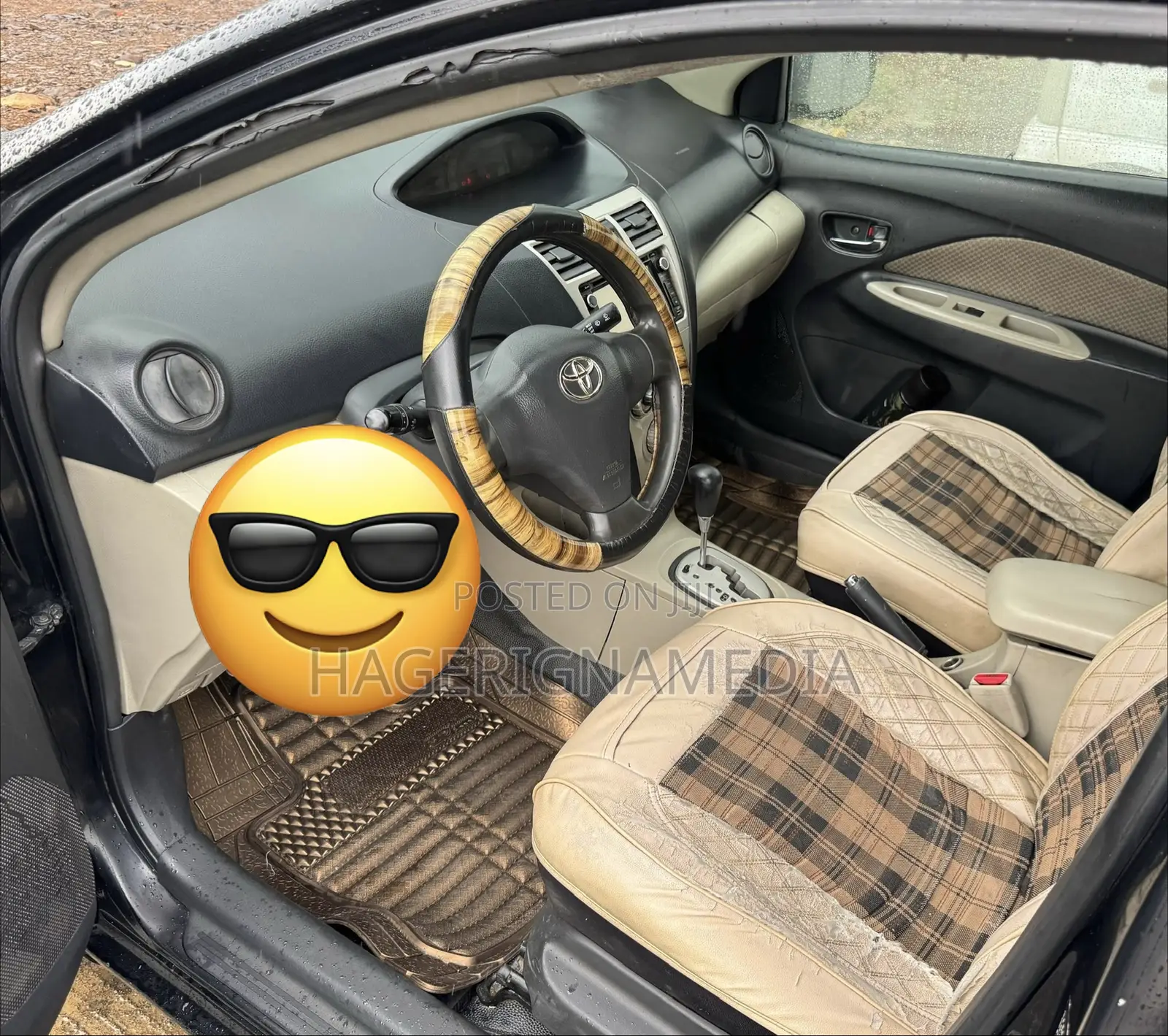 Toyota Yaris 2008 Black