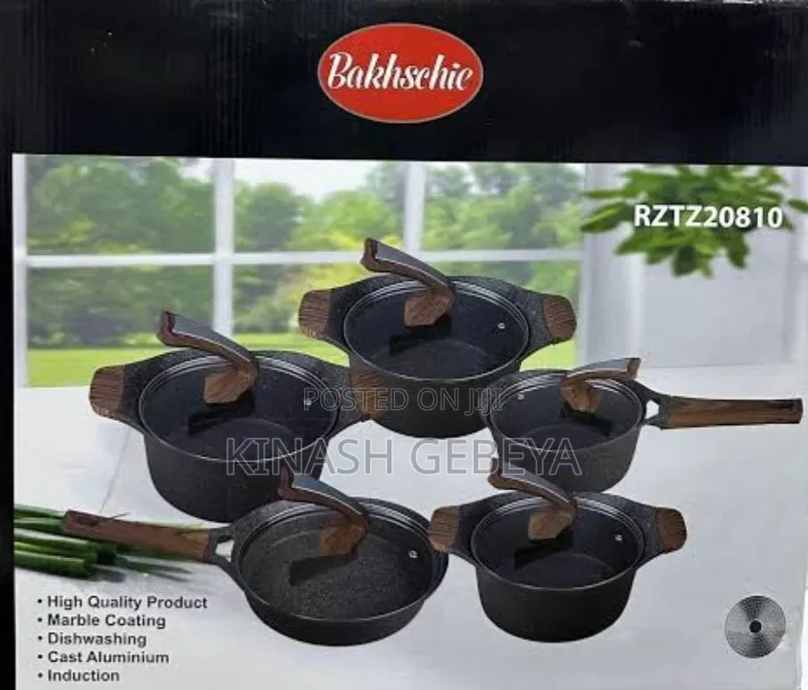 Bakhsehie 10pcs Granite Cookware Set