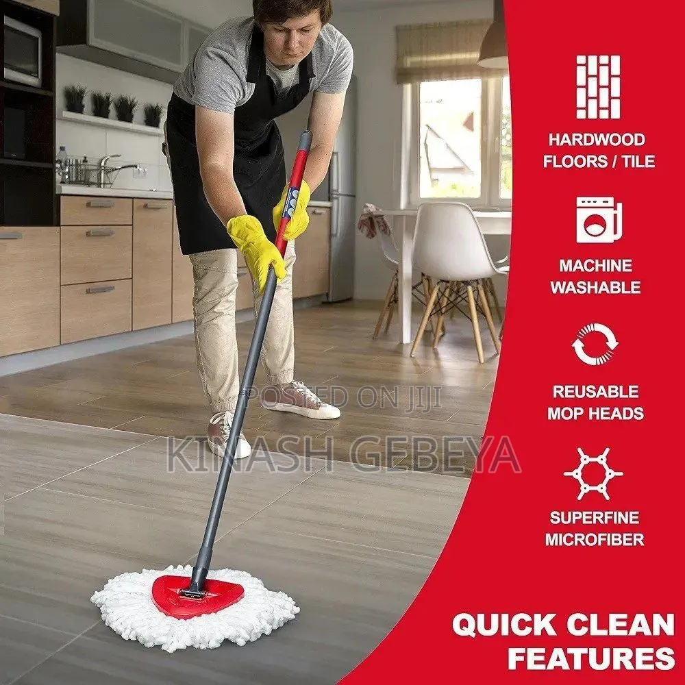 Microfiber 360° Rotating Magic Spin Mop