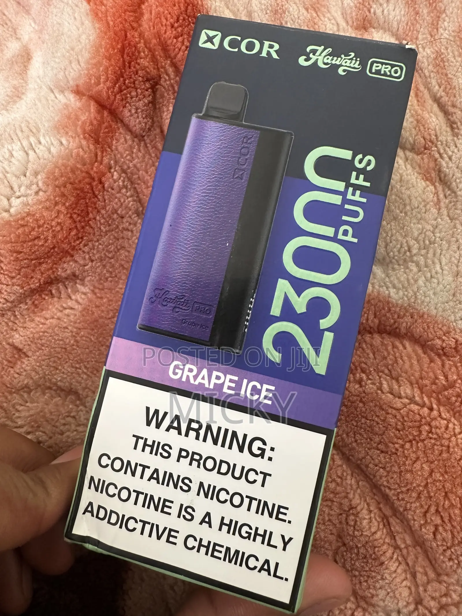 Vape 23000 Puffs Grape Ice