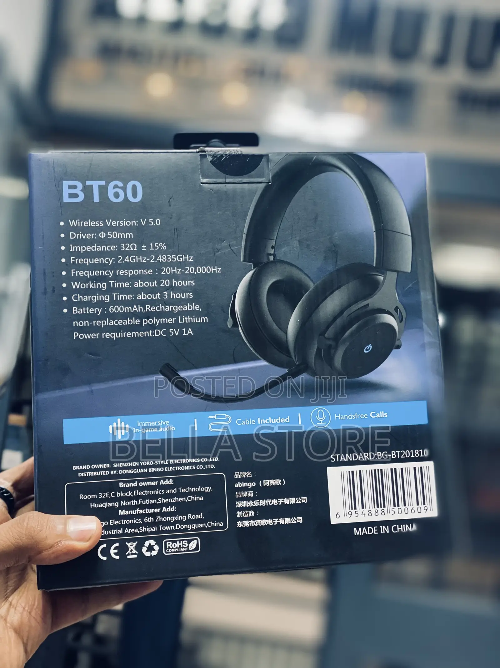 Abingo Gaming Headset Bt60