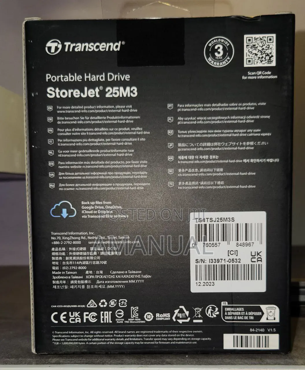 4tb Segate External Hard Disk Storage