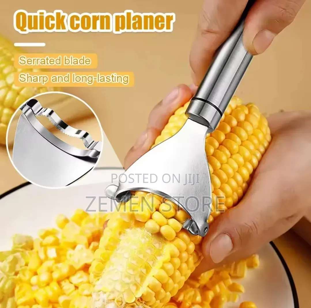 Stainless Steel Corn Peeler Planer Cutter የበቆሎ መላጫ መክተፊያ መሣሪያ