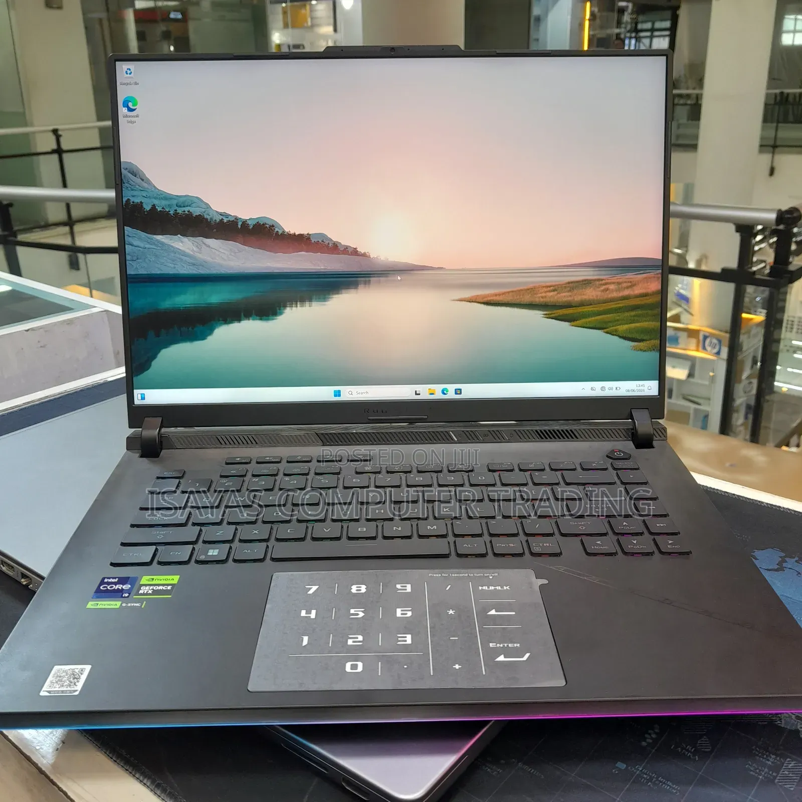New Laptop Asus ROG Strix G16 G614 32GB Intel Core i9 SSD 1T