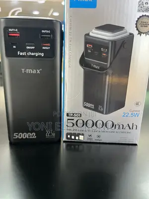 T-maxtp-501 50000mah Ultrahigh Capacity 22.5w Fast Charging Power Bank