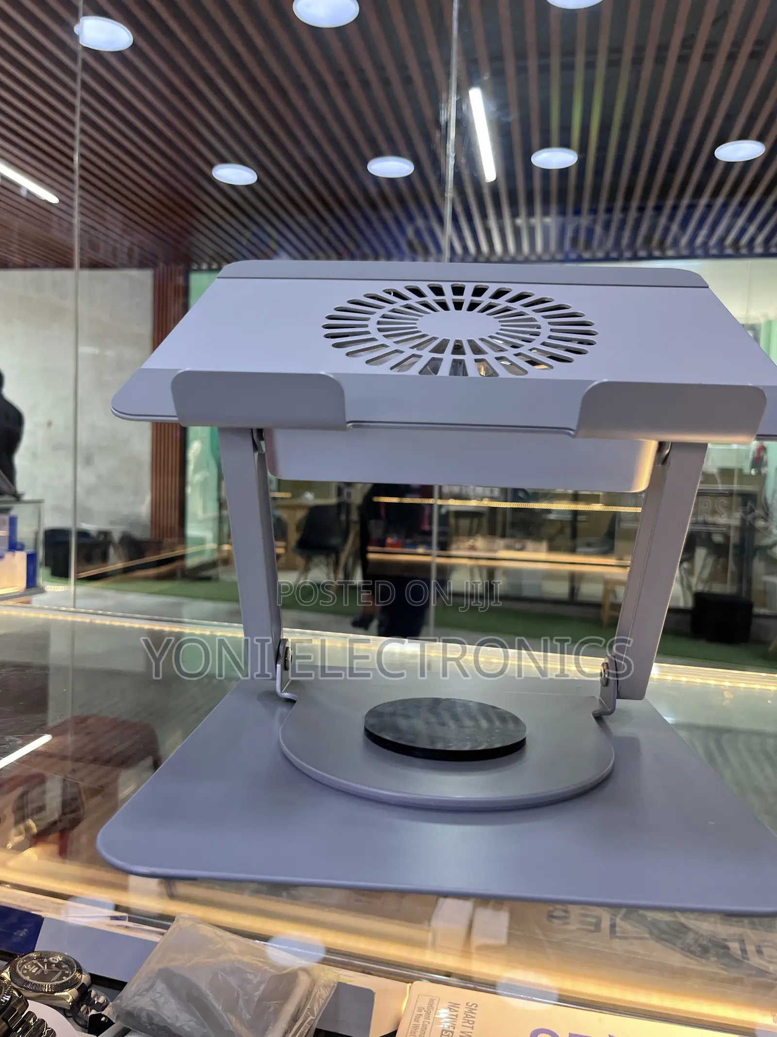 K8 Folding And 360-degree Rotating Notebook Stand With Integrated