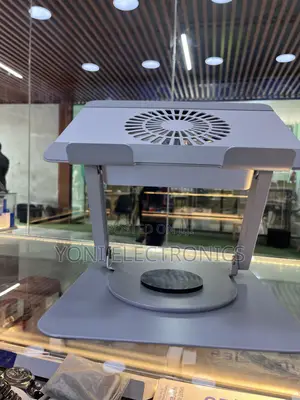 K8 Folding And 360-degree Rotating Notebook Stand With Integrated
