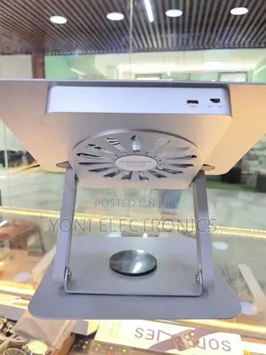 K8 Folding And 360-degree Rotating Notebook Stand With Integrated