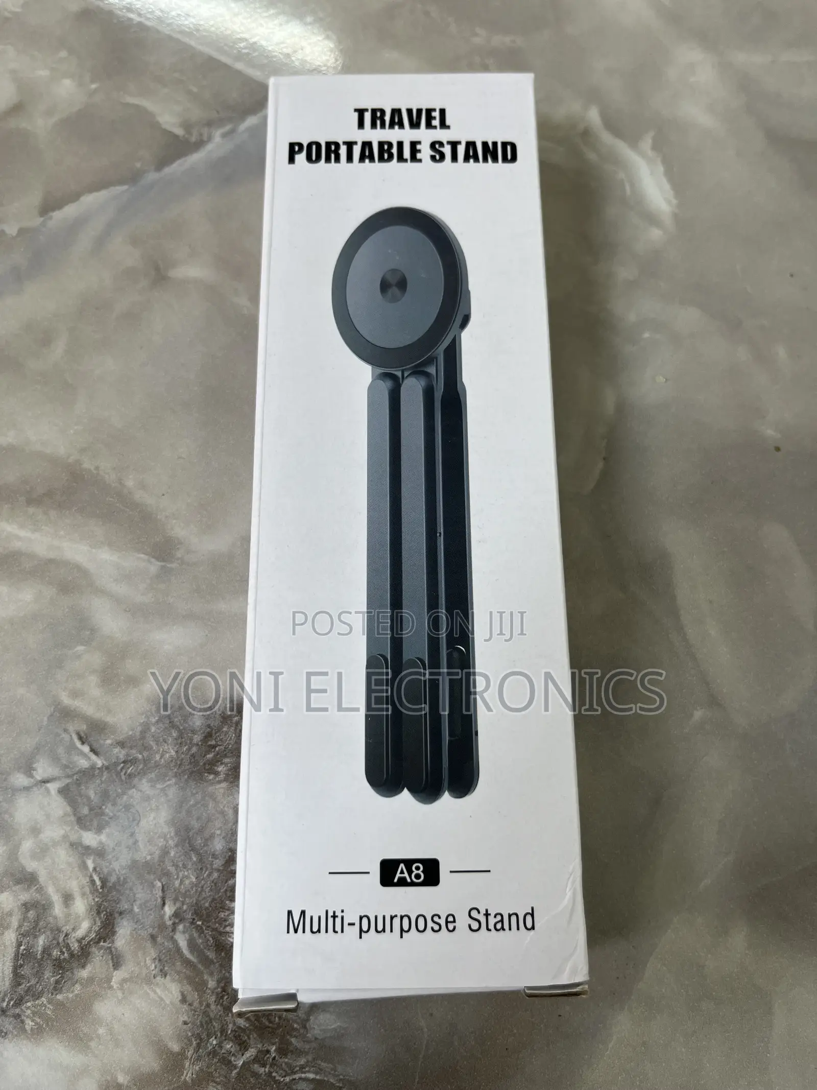 Portable X-Shaped Folding Metallic Laptop Stand With Anti-Slip