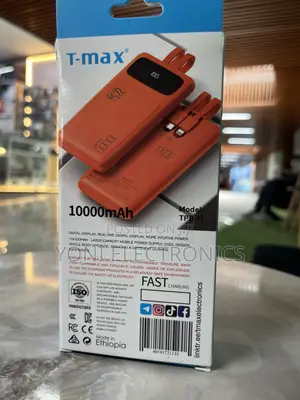 T-max Tpb-11 10000mah 22.5w Fast Charging Power Bank