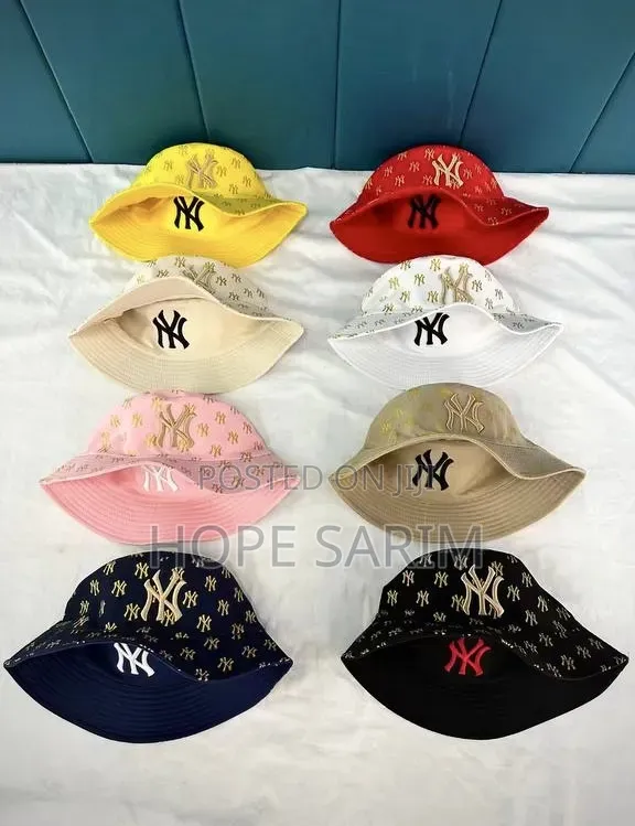 Ny Yankees Navy Blue Embroidered Bucket Hat