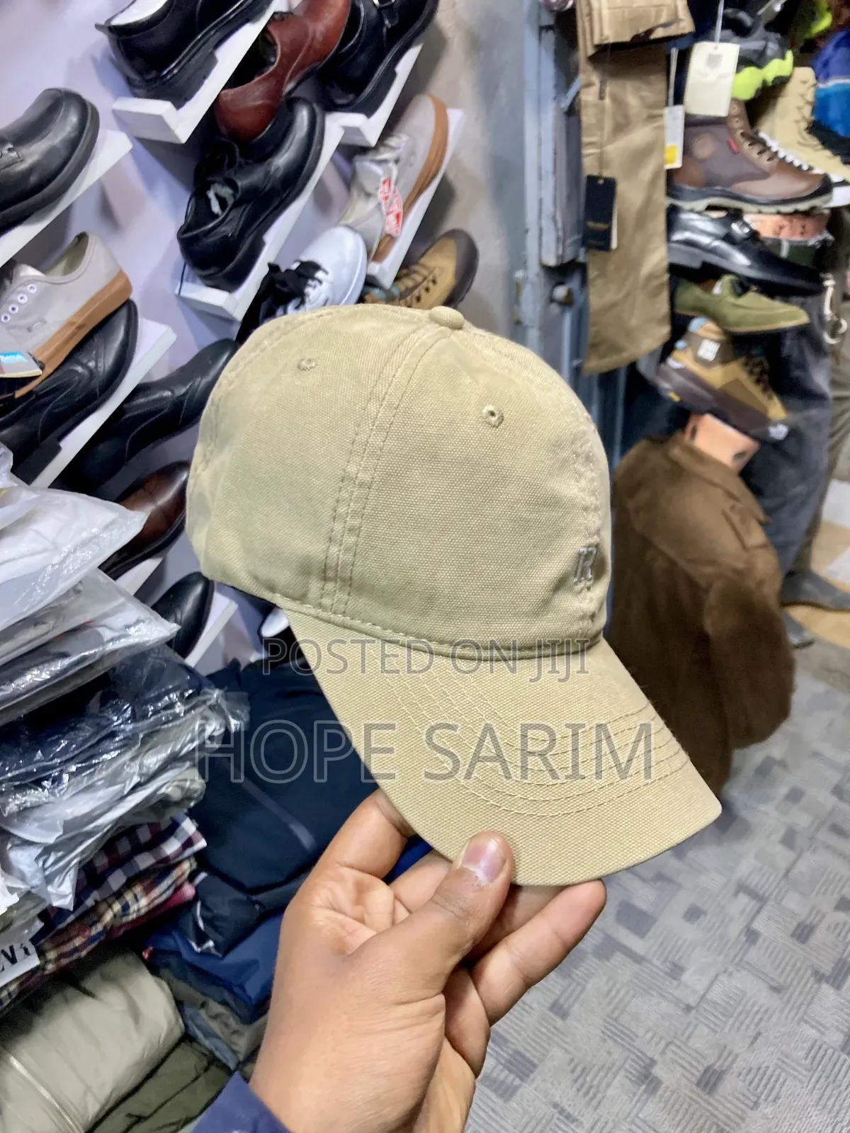 Rash Co. Embroidered Khaki Baseball Cap