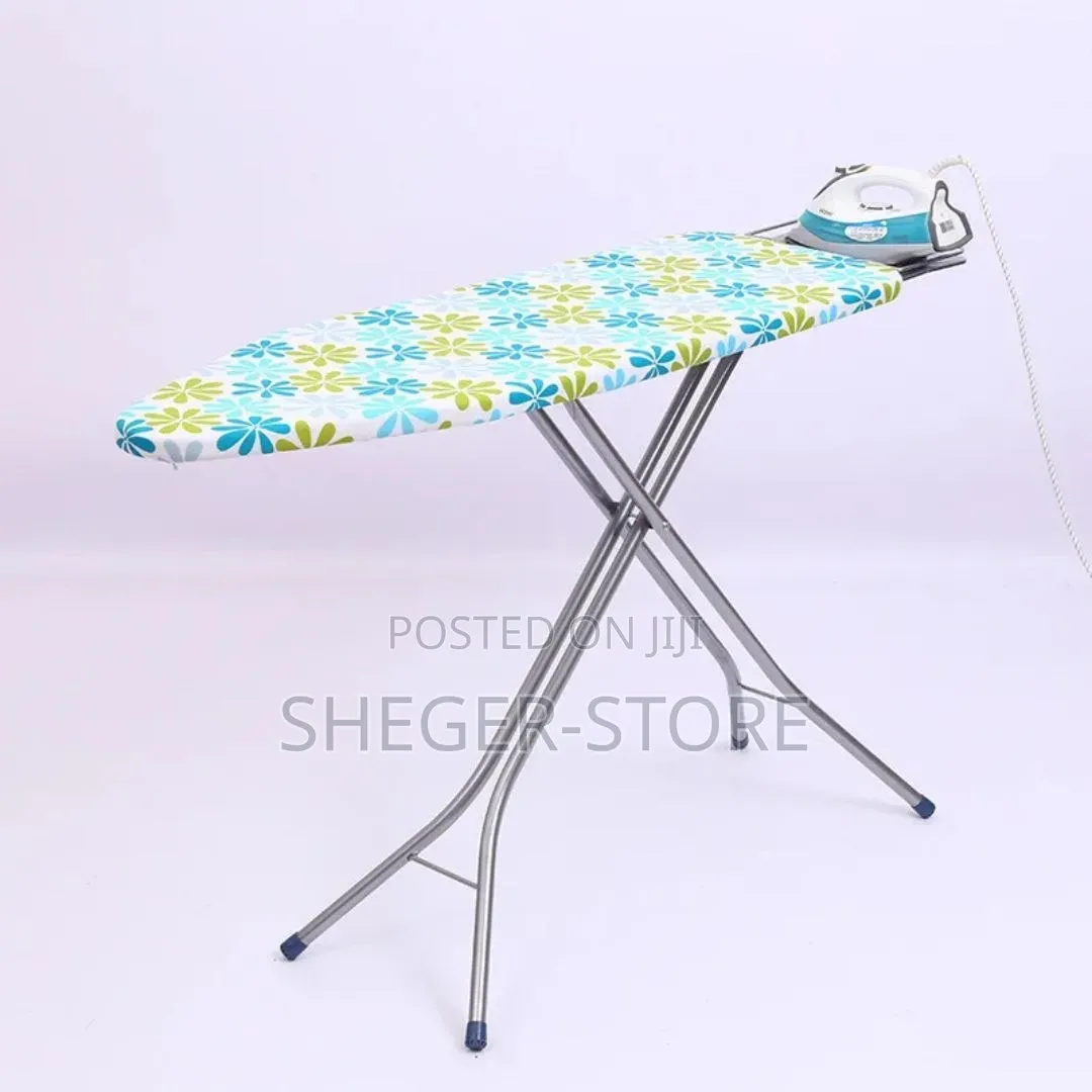 High Quality Ironing Board የልብስ መተኮሻ ጠረንጴዛ ሙሉ ለሙሉ ከብረት የተሰራ