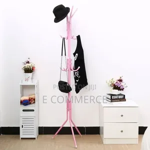 1pc Heavy Duty Metal Coat Rack
