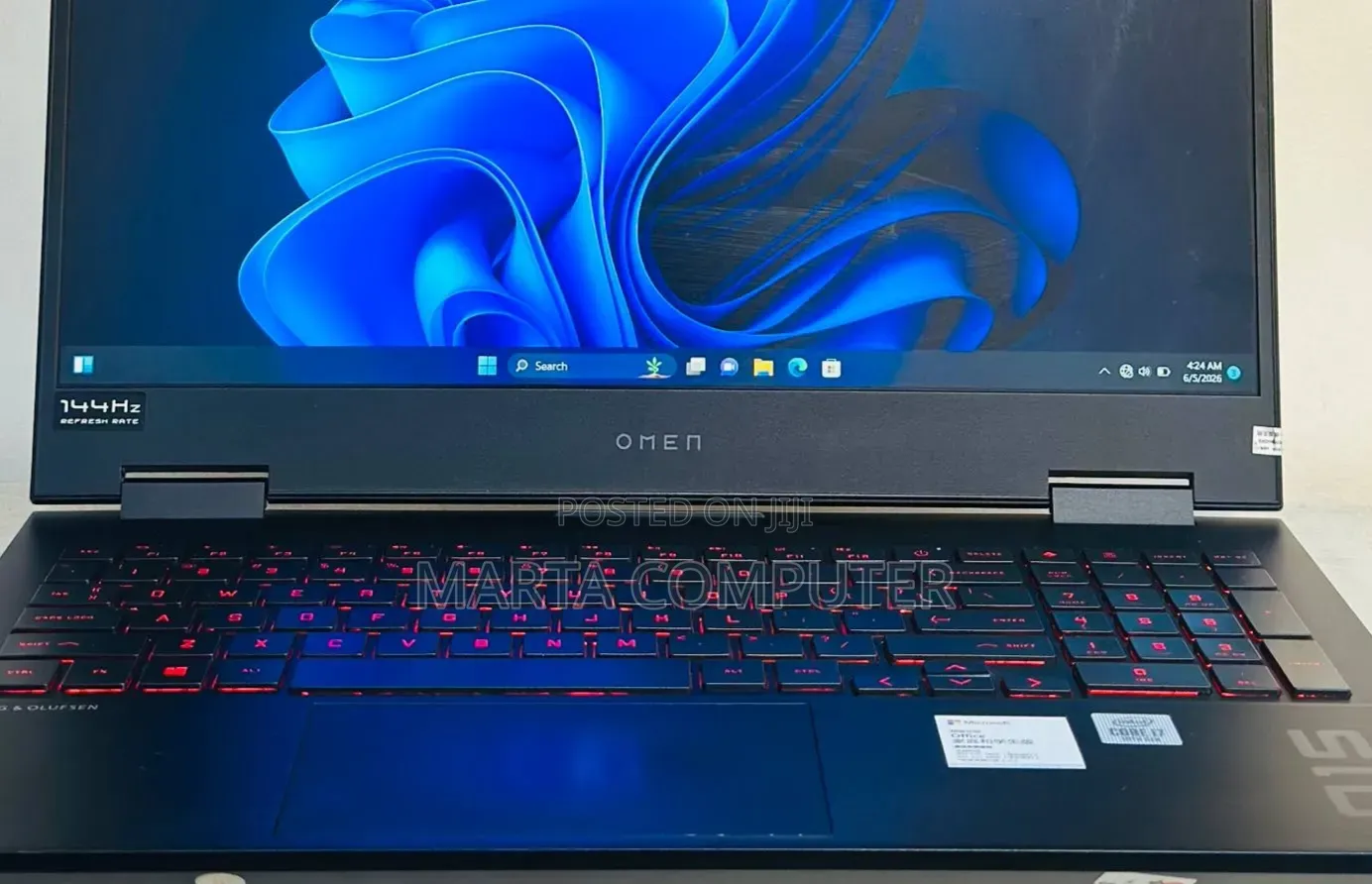 New Laptop HP Omen 15 16GB Intel Core i7 SSD 512GB