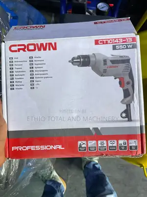 Crown Ct10143-13 Impact Drill With 550w