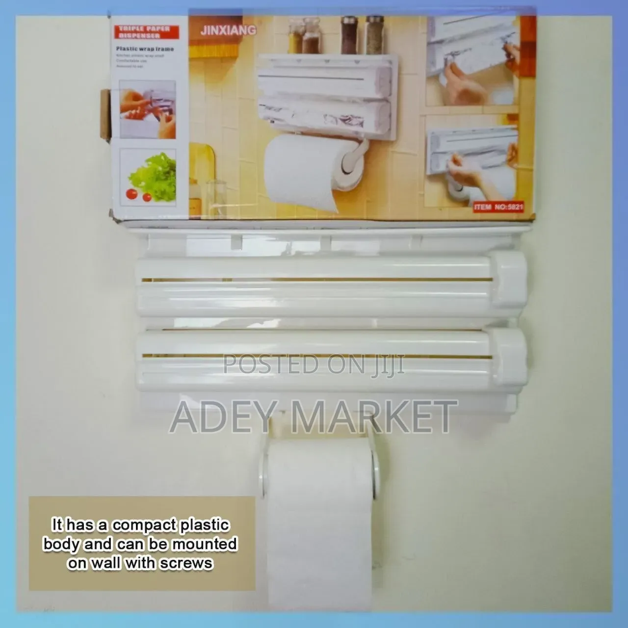 Triple Paper Dispenser.