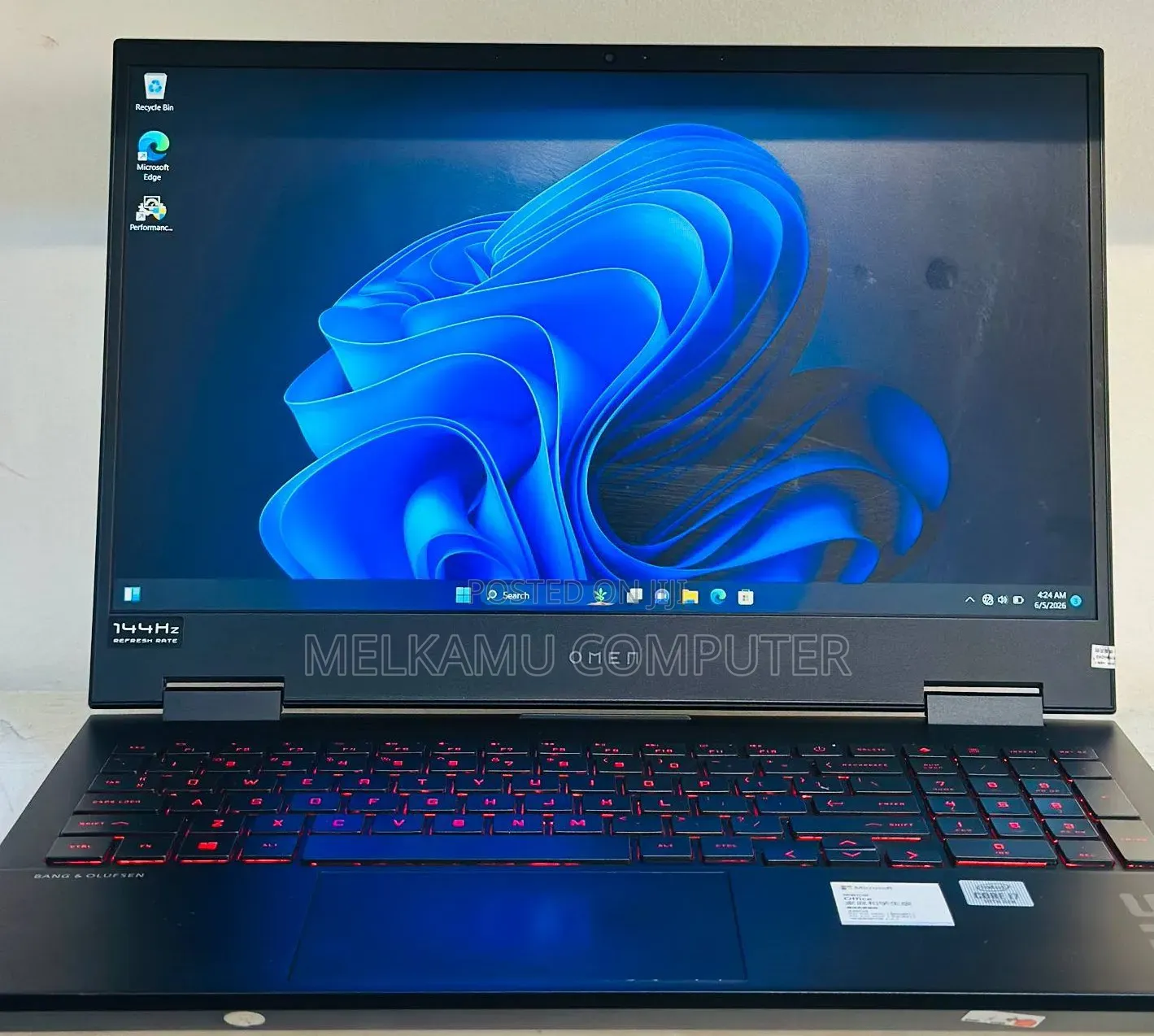 New Laptop HP Omen 15 16GB Intel Core i7 SSD 1T