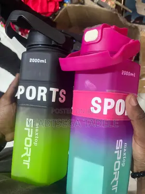 2l Sports Water Bottle – Large Capacity Gym Fitness Bottle