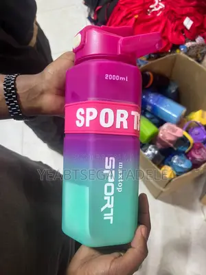 2l Sports Water Bottle – Large Capacity Gym Fitness Bottle