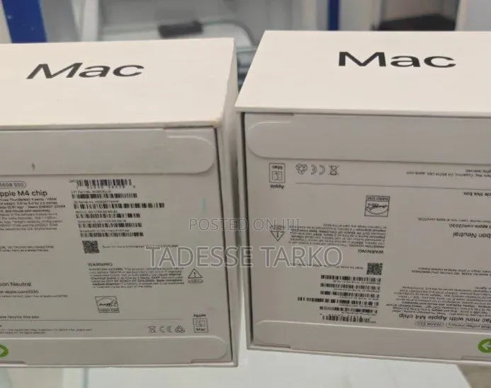 New Desktop Computer Apple Mac Mini M4 16GB Apple M4 SSD 256GB