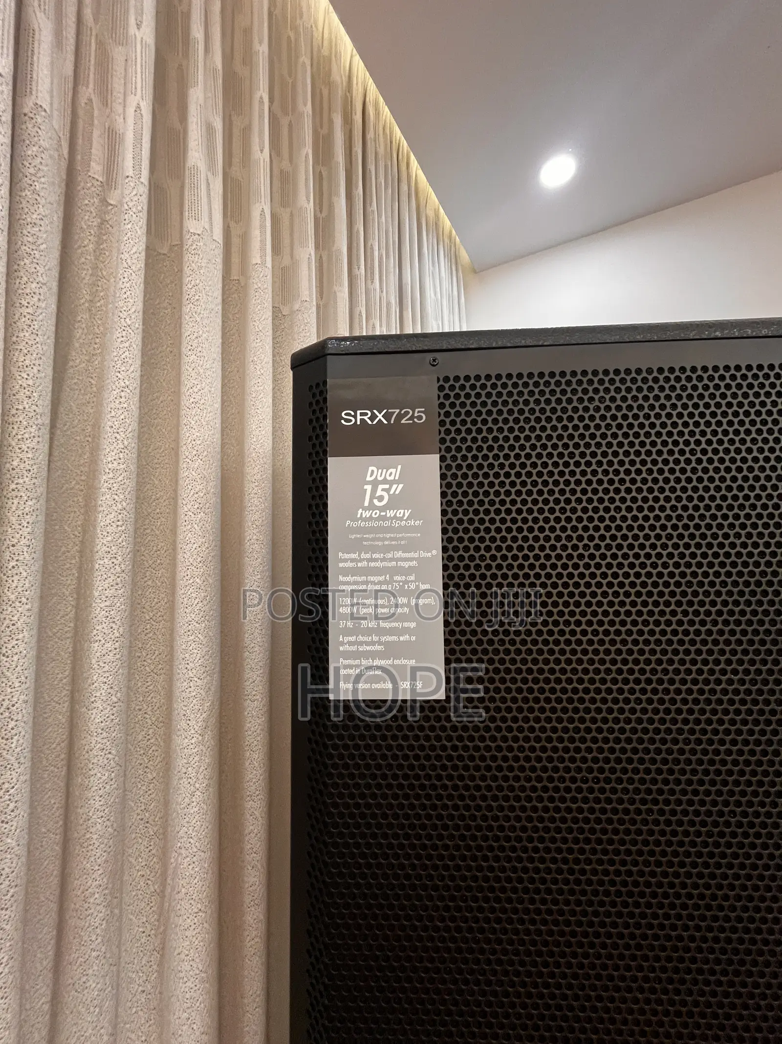Original JBL Srx725 Dual 15" Professional Loudspeaker (Single)