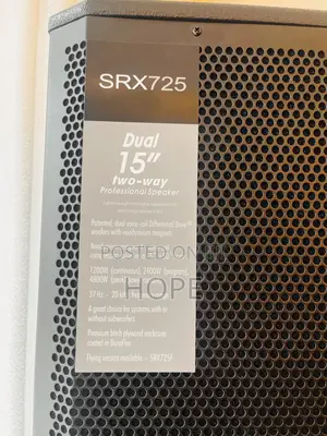 Original JBL Srx725 Dual 15" Professional Loudspeaker (Single)