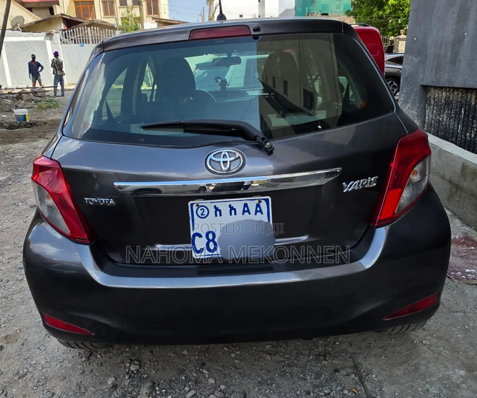 Toyota Yaris 2012 Gray