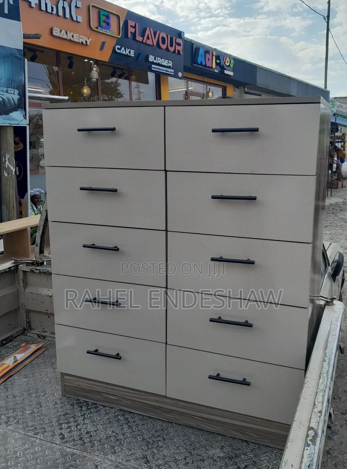 Double Column Drawer Cabinet