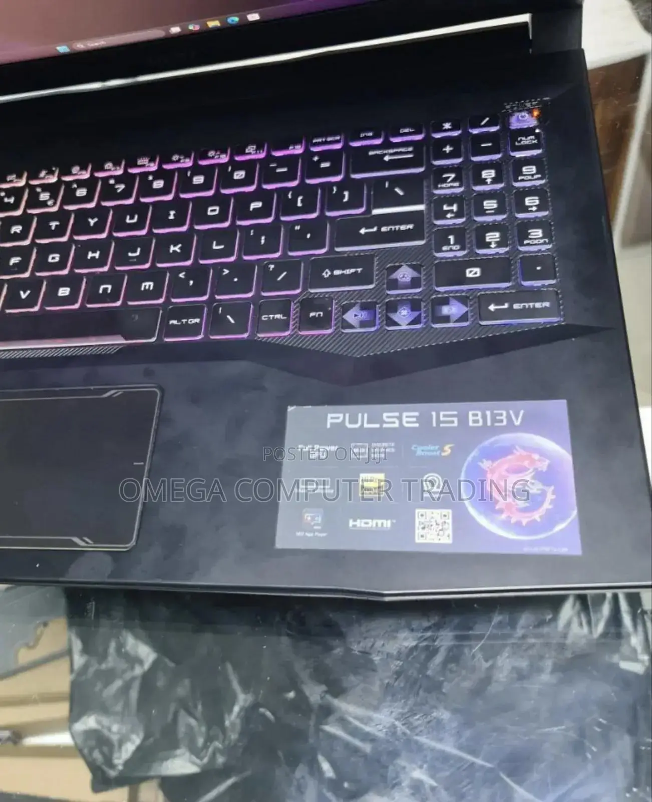 New Laptop MSI Pulse GL66 16GB Intel Core i7 SSD 512GB