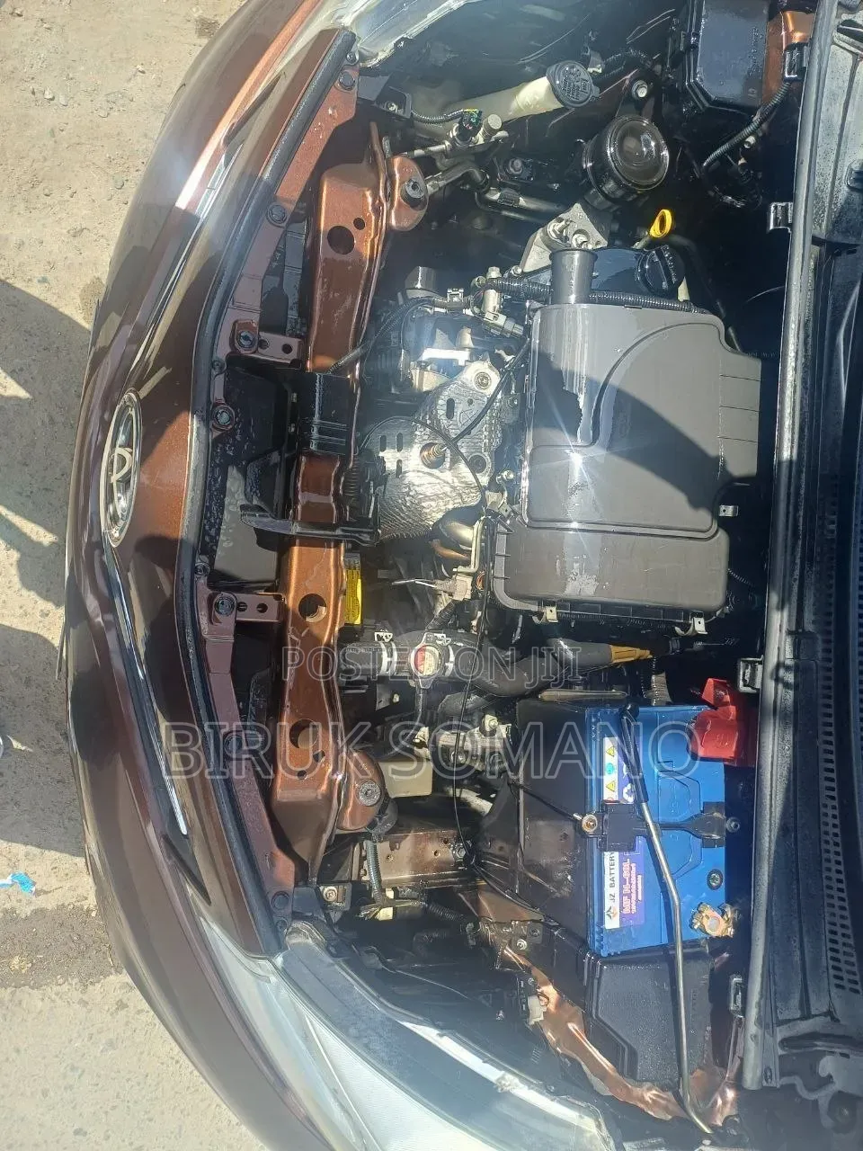 Toyota Yaris 2012 Brown