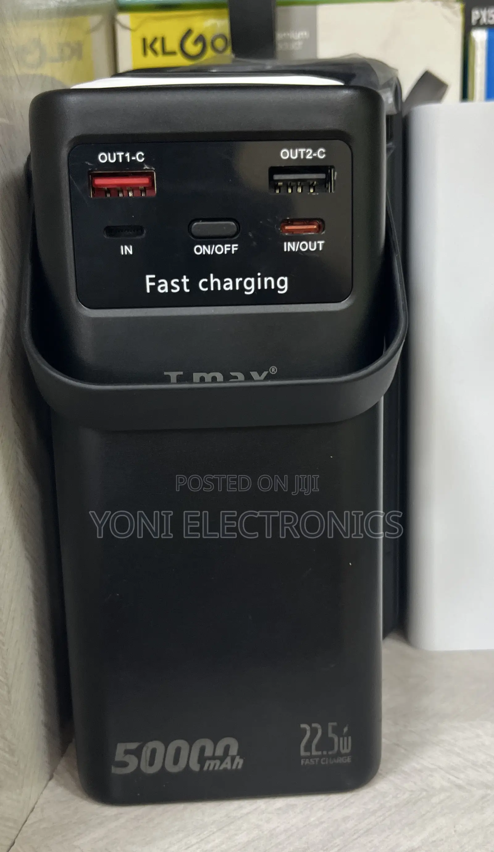 T-maxtp-501 50000mah Ultrahigh Capacity 22.5w Fast Charging Power Bank