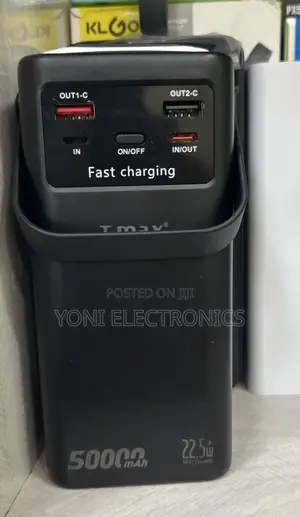 T-maxtp-501 50000mah Ultrahigh Capacity 22.5w Fast Charging Power Bank