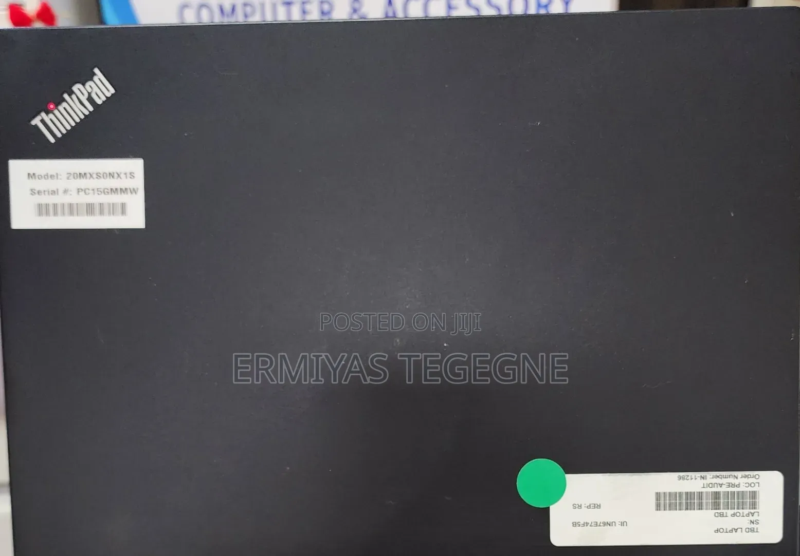 New Laptop Lenovo ThinkPad X1 Carbon 8GB Intel Core i5 SSD 512GB