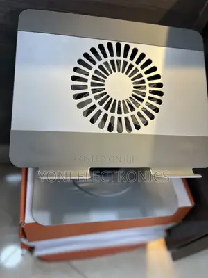 360° Rotating Ergonomic Aluminum Laptop Stand With Built Incooling Fan