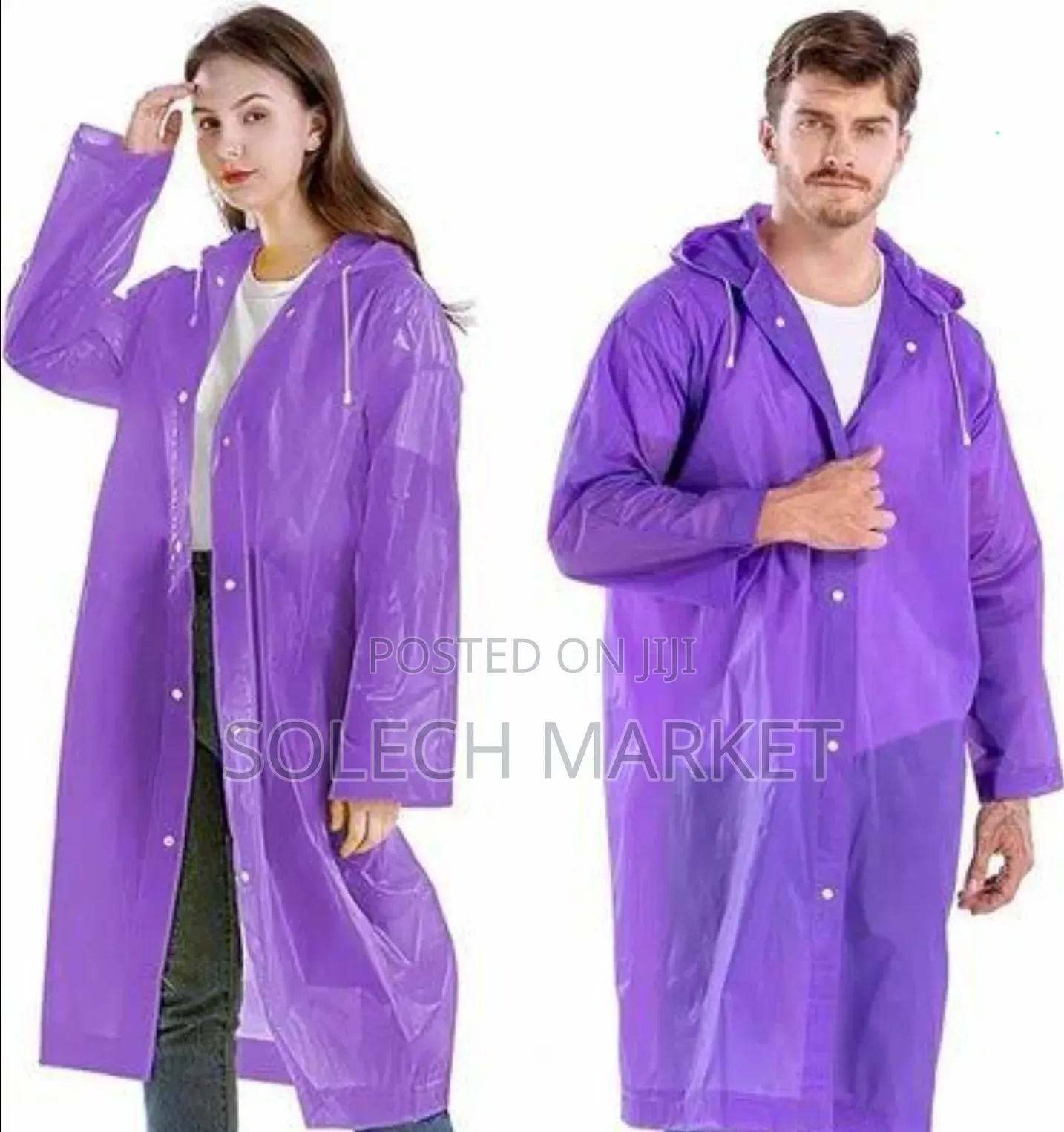 Hooded Coverage for Rainy Weather.