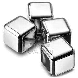 Fieni - Set Of 4 Stainless Steel Ice Cubes