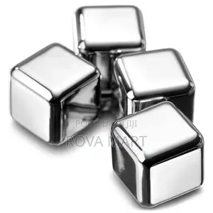 Fieni - Set Of 4 Stainless Steel Ice Cubes