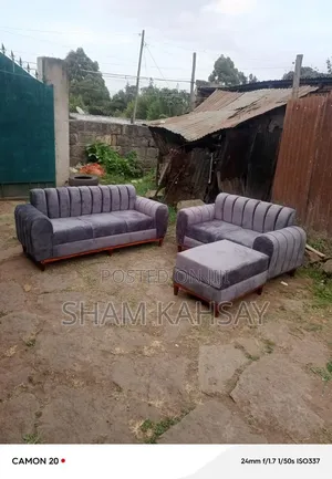 Soft Fabric Sofa Set for Family Use