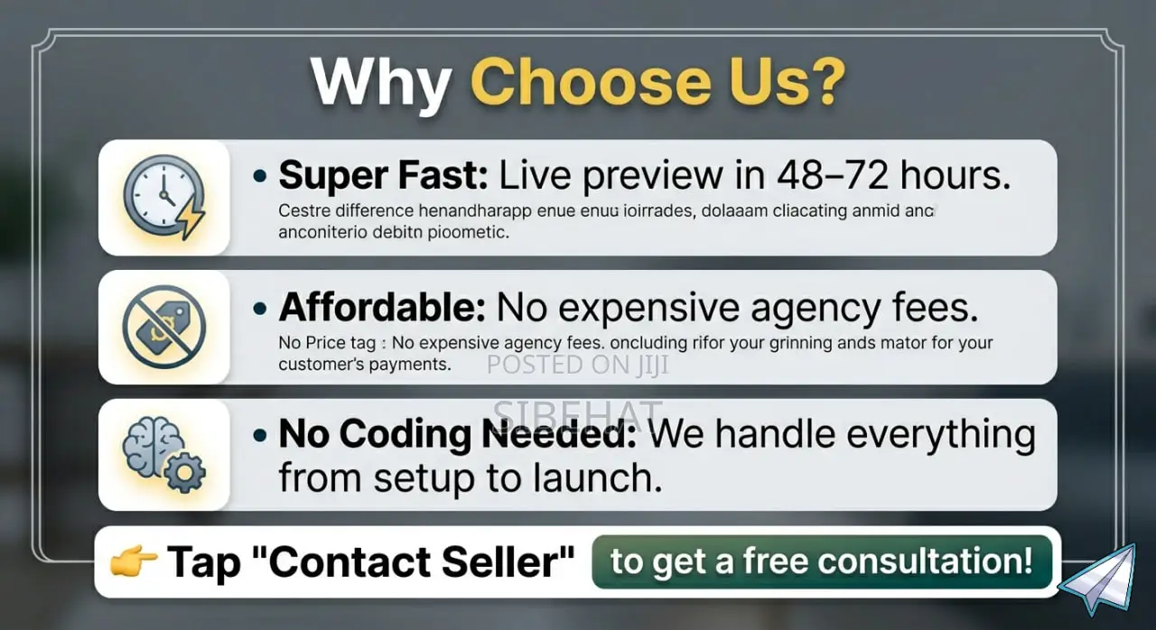 Professional Website For Your Shop – Get More Customers Online!