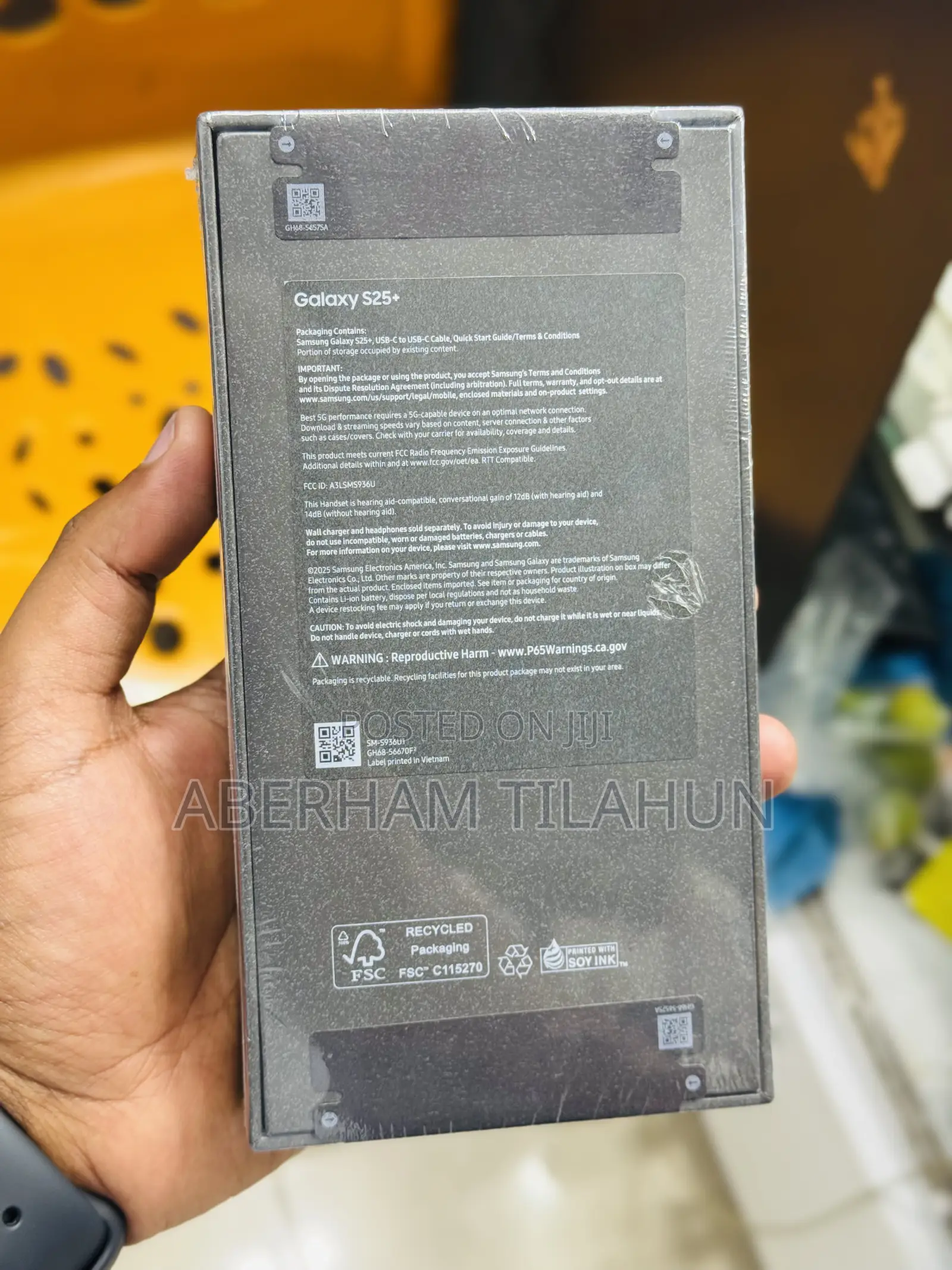 New Samsung Galaxy S25+ 256 GB Black
