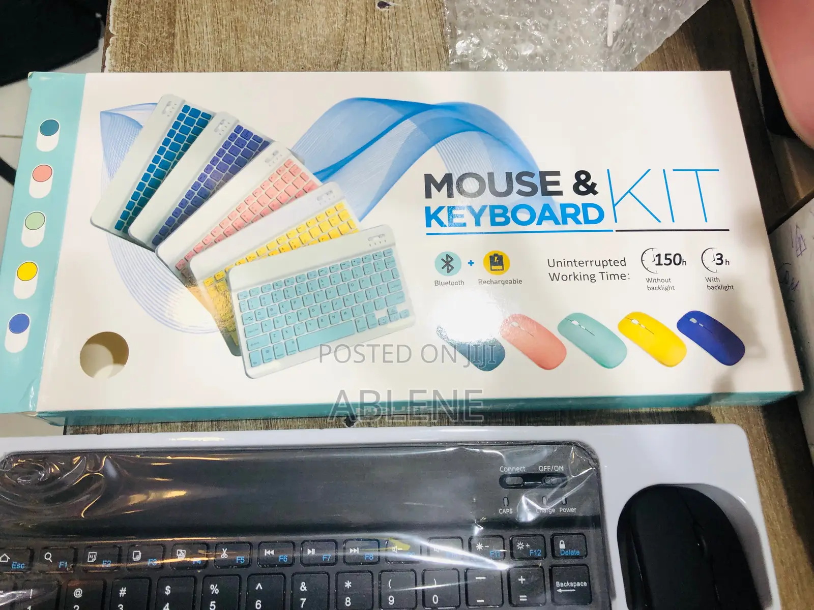 Bluetooth Keyboard and Mouse Combo Rechargeable Designed