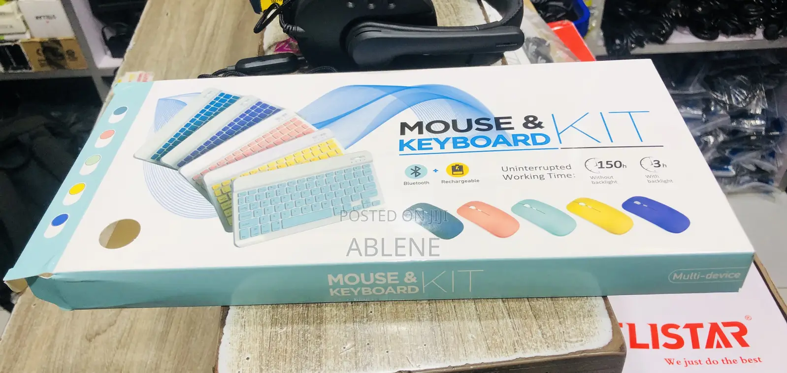 Wireless Bluetooth Keyboard and Mouse Rechargeable