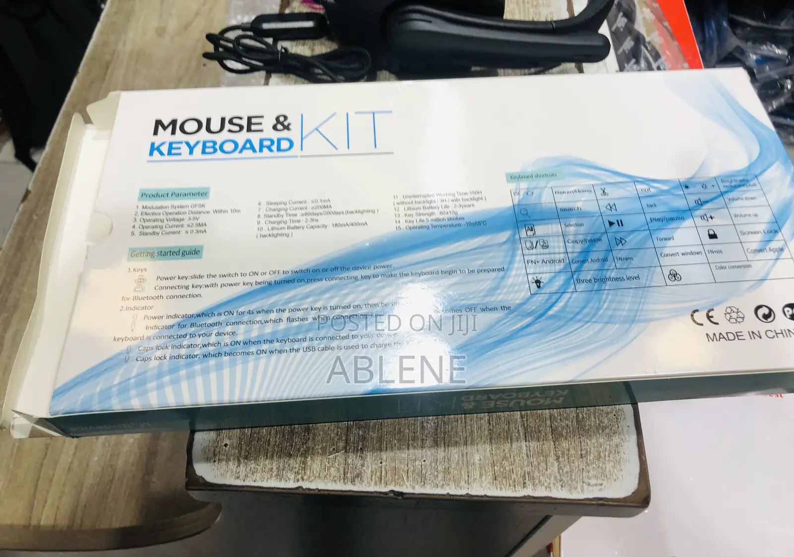 Wireless Bluetooth Keyboard and Mouse Rechargeable