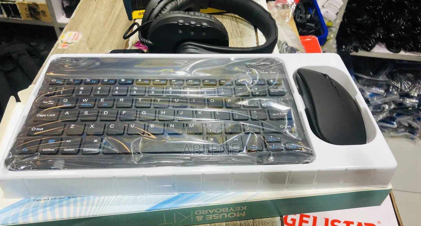 Wireless Bluetooth Keyboard and Mouse Rechargeable